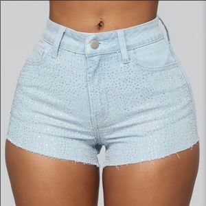 Fashion Nova All the Rise shorts